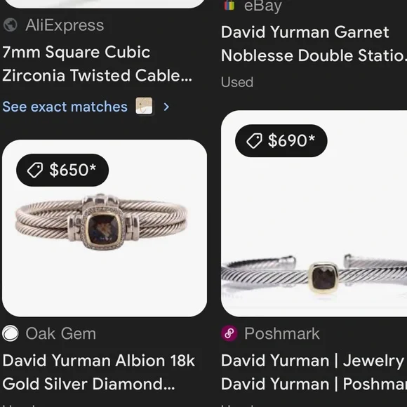 David Yurman Bracelet 18k and Sterling - Picture 9 of 9